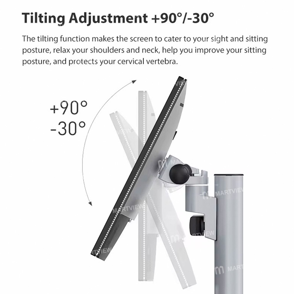 computer lcd-monitor-swivel-telescopic-lift-stand-3