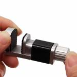 Adjustable LCD Display Screen Alloy Fastening Clamp Clip for iPhone / IPad / Tablet