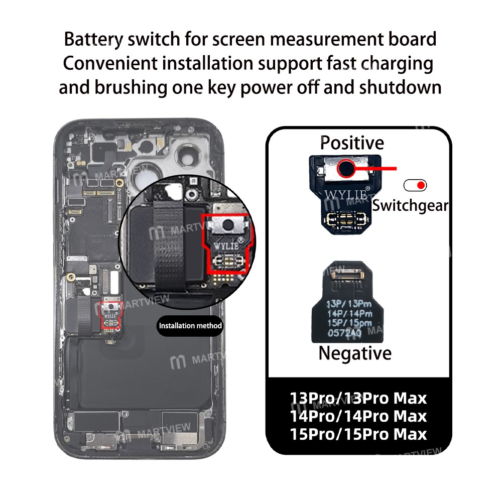 wylie screen-measurement-boards-battery-switch-for-8-to-16pro-max-8