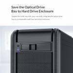 Orico 1106SS 3.5-inch SATA Optical Drive Stainless Bay Built-in Mounting Bracket Adapter