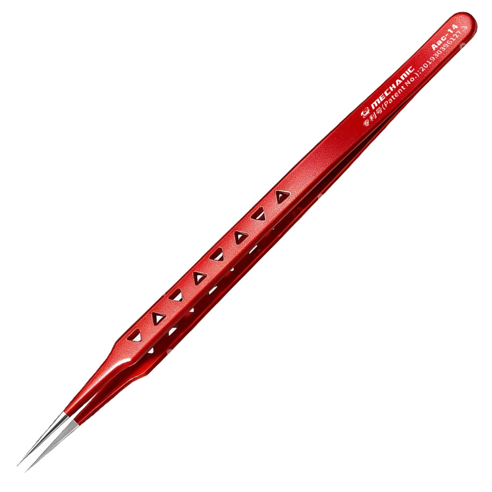 mechanic aac-14-multi-color-series-160mm-extended-stainless-steel-precision-flywire-tweezers-9
