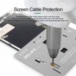 Relife RL-044 4-in-1 IP LCD Screen IC Tin Planting & Flex Cable Protection Repair Steel Stencil Set