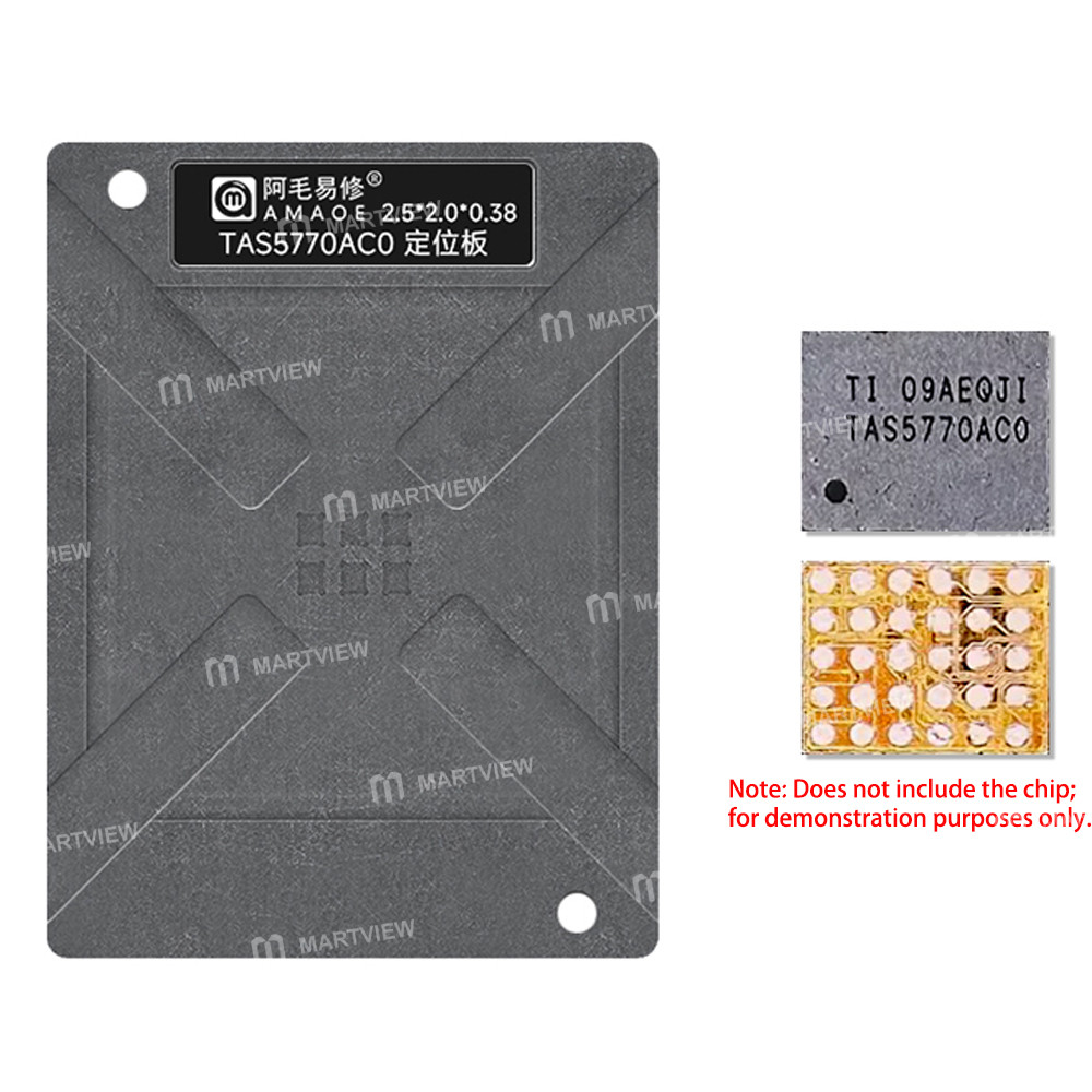 amaoe 012mm-tas5770ac0-audio-amplifier-ic-bga-reballing-stencil-platform-set-for-apple-macbook-3