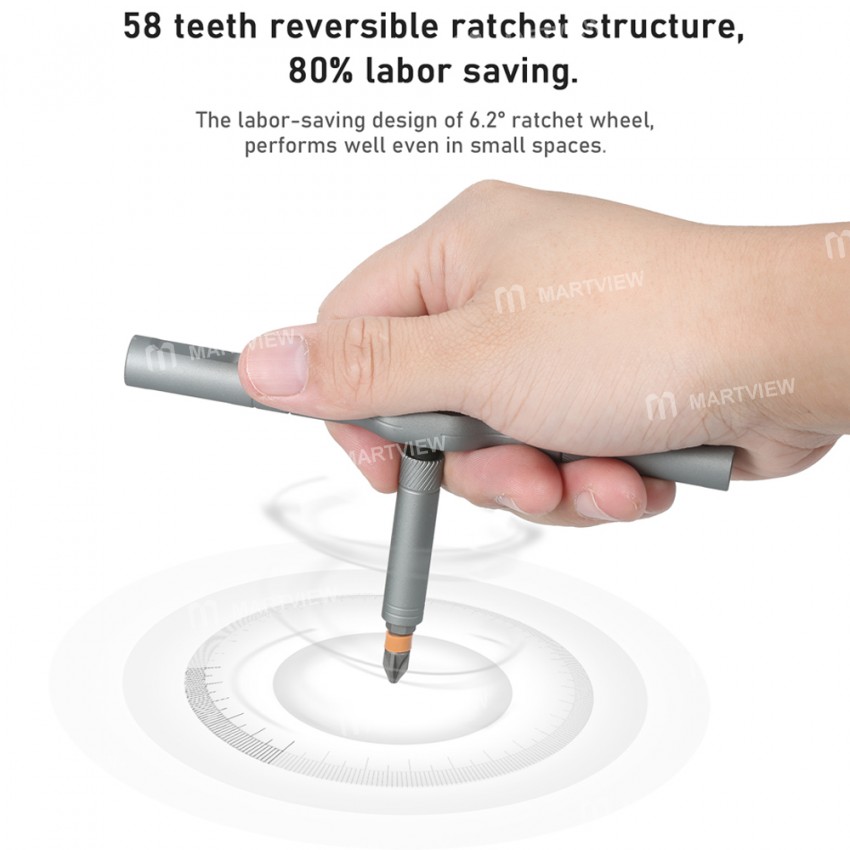 RS1 24-in-1 Multipurpose Ratchet Magnetic Screwdriver Wrench Set