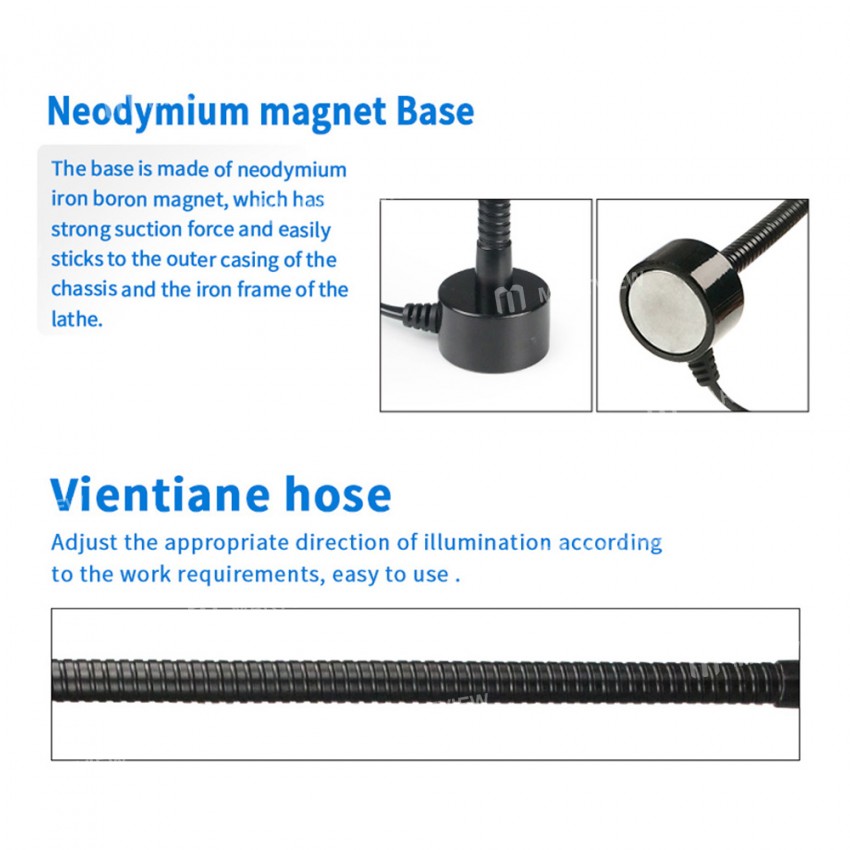Sunshine SS-804 Magnet Base COB Wick LED Lamp