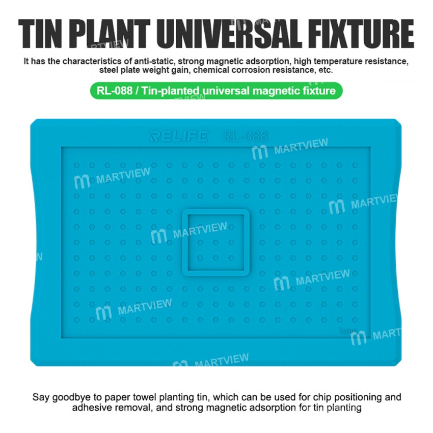 relife rl-088-tin-planted-universal-magnetic-base-for-mobile-phone-bga-soldering-repair-3