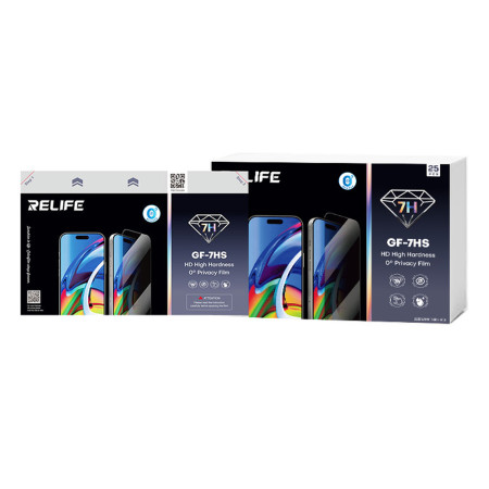 Relife GF-7HS 7-Inch 7H High-Hardness HD Privacy Film Applicable for C4 Pro / C4 Pro Max - 25Pcs