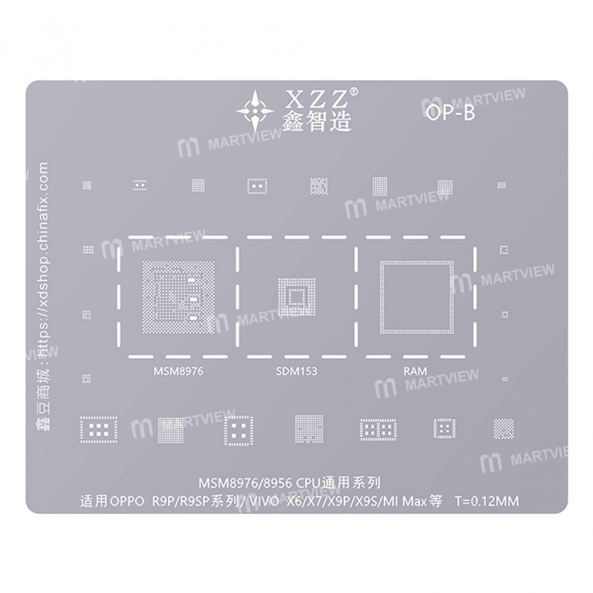 xinzhizao cpu-universal-series-bga-reballing-stencil-set-for-oppo-vivo-mobile-phones-4