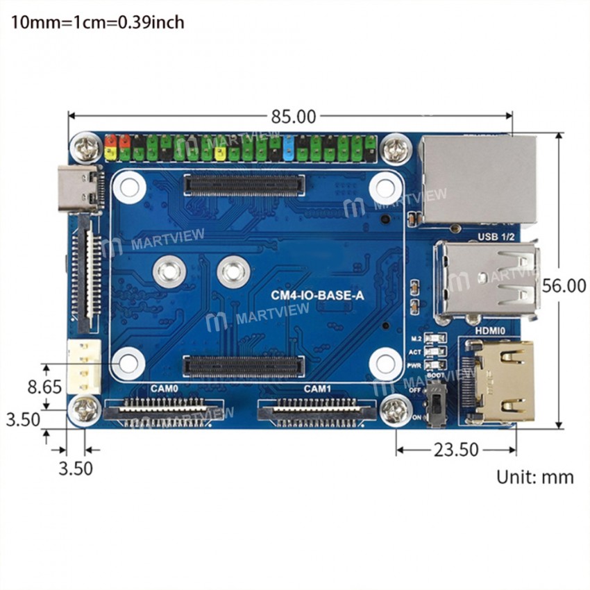 cm4 mini-base-expansion-board-computing-module-for-raspberry-pi-6