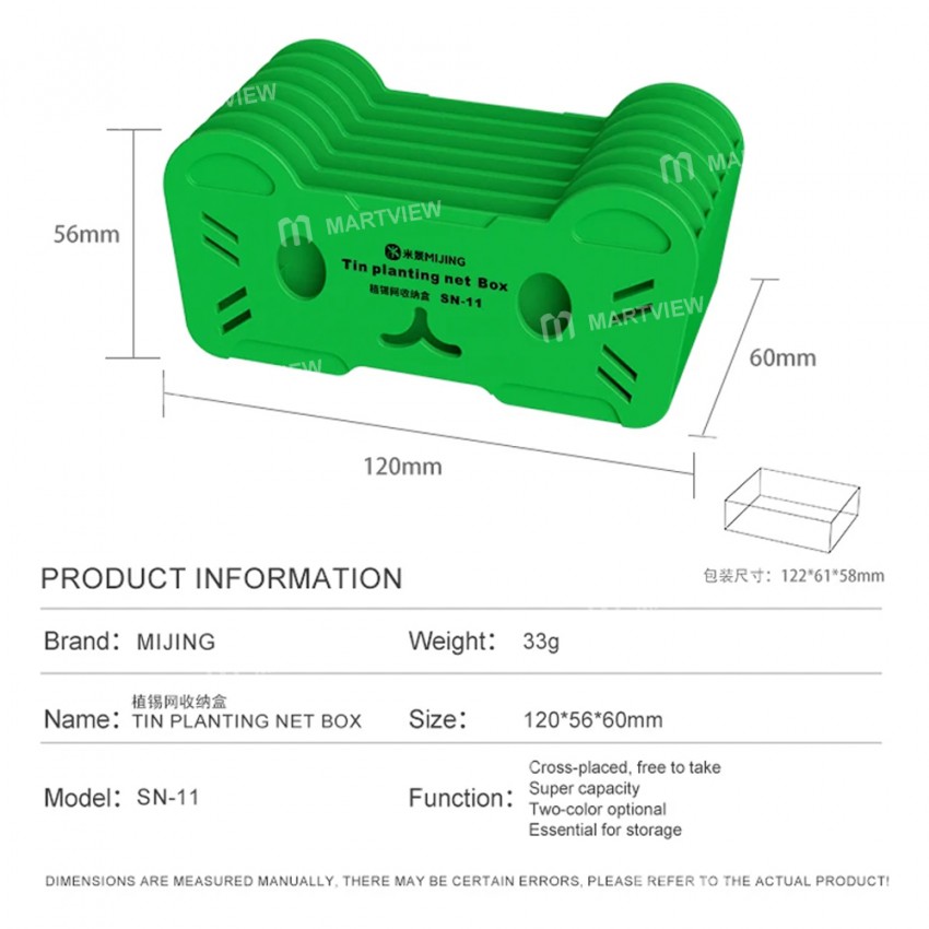 mijing sn-11-reballing-stencil-storage-box-for-mobile-phone-repair-7
