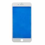 Replacement touch screen digitizer outer glass lens with bezel frame pre assembled for iPhone 7 plus