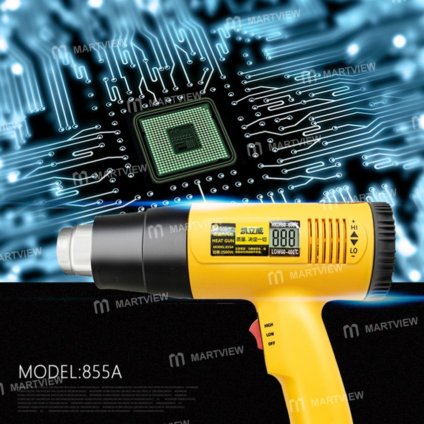 kailiwei 855a-2500w-high-power-handheld-digital-display-hot-air-gun-8