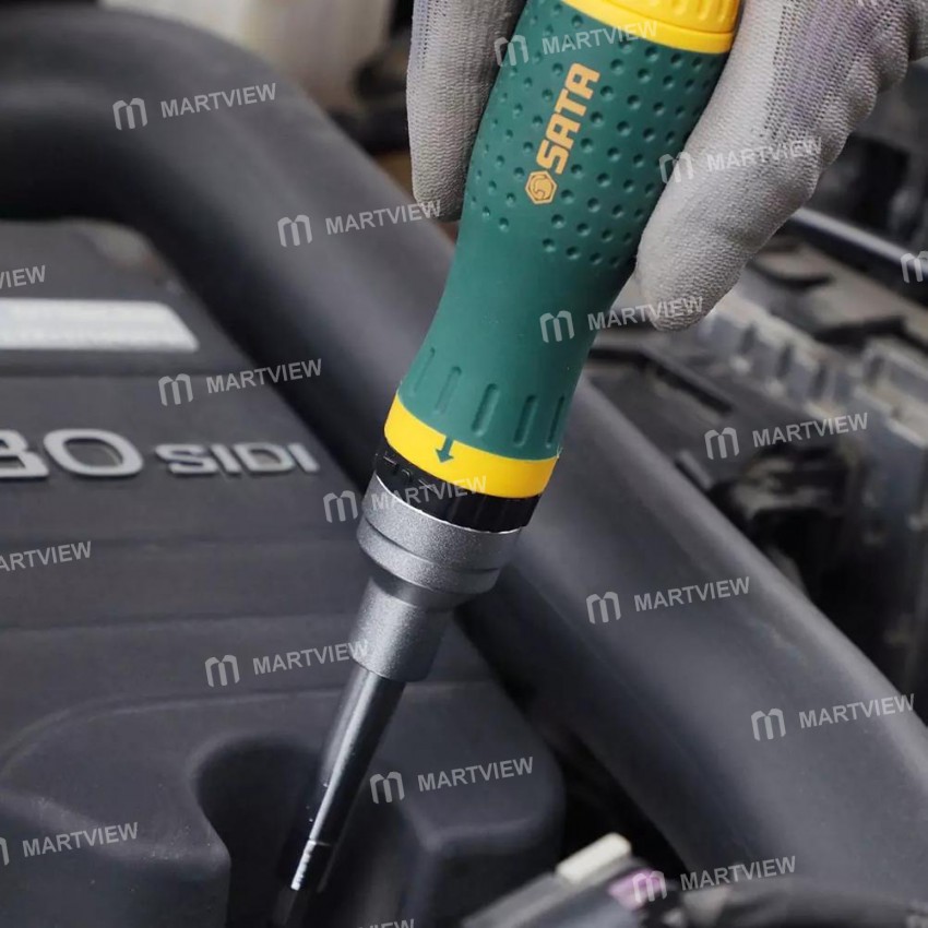 SATA 09350 Multi-function Precision Two-way Ratchet Screwdriver Set