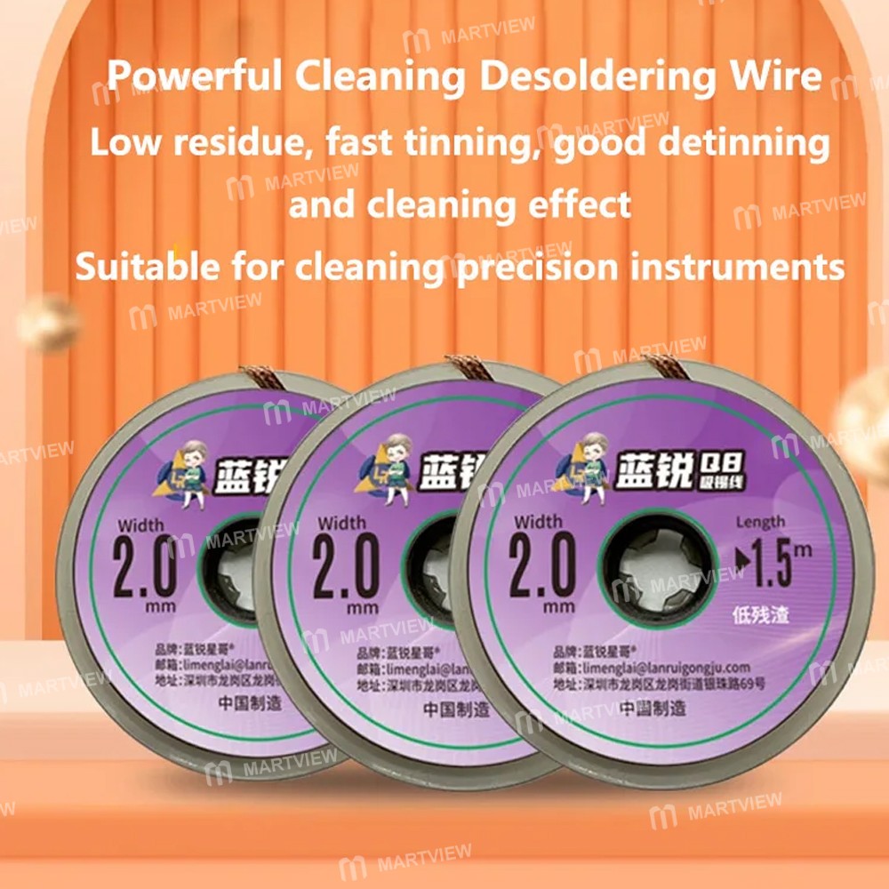 lanrui q8-low-residue-pcb-electronic-repair-motherboard-desoldering-solder-wick-3