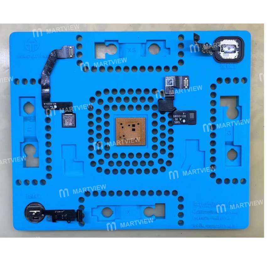 Multifunctional Positioning Pressure -Reducing Protective Pad for iPhone X Xs 11 12 Pro Fingerprint