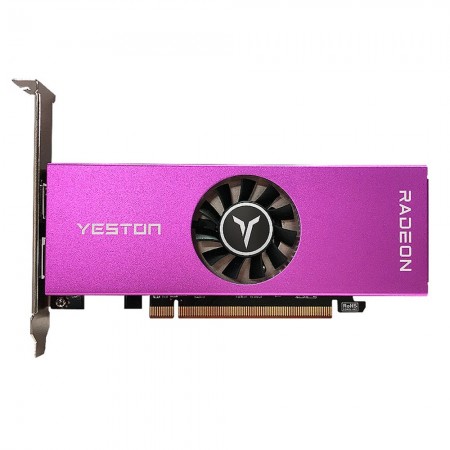Yeston RX6400-4G D6 LP 4G / 64bit / GDDR6 Graphics Card with HD + DP Output Ports