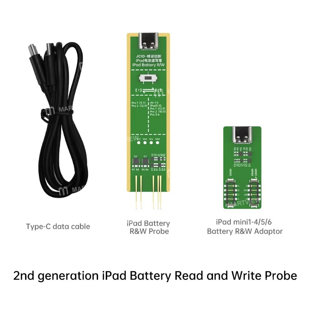 JCID 2nd iPad Battery Health Repair Read & Write Set for