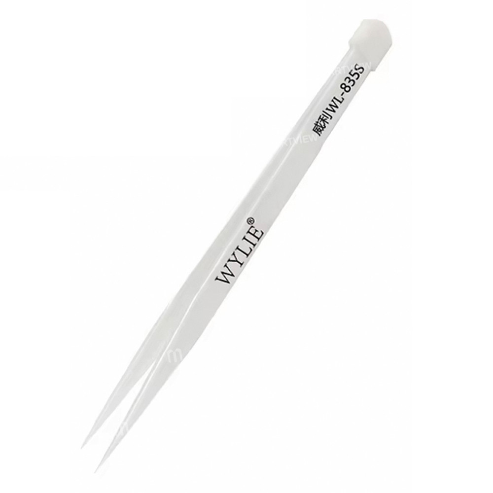 wylie wl-835s-insulating-anti-static-ceramic-tweezers-for-pcb-soldering-repair-1