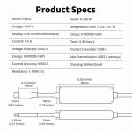 chargerlab power-z-ak001-multi-functional-240w-usb-pd-charging-test-cable