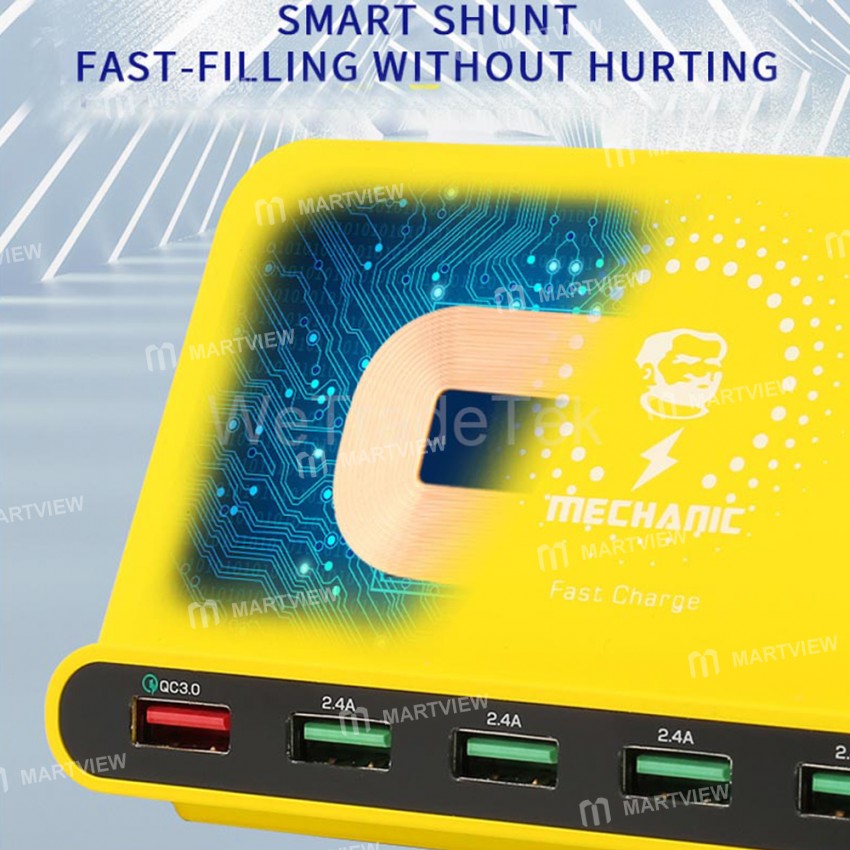 Mechanic iCharge 6 USB 6Port Universal Smart Fasting Charge