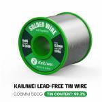 Kailiwei 200g / 500g 99.3%Sn Lead-Free Rosin Core Solder Tin Wire