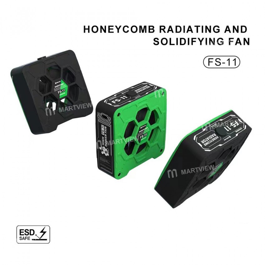 mijing fs-11-cooling-uv-curing--smoke-extraction-honeycomb-radiating-fan-2