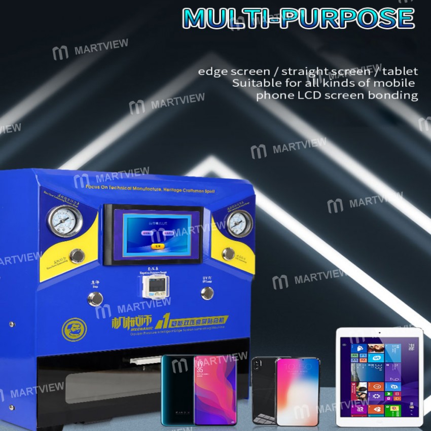 Mechanic Intelligent Double Pressure Curved Screen Laminating Machine Suitable For Samsung Huawei VI