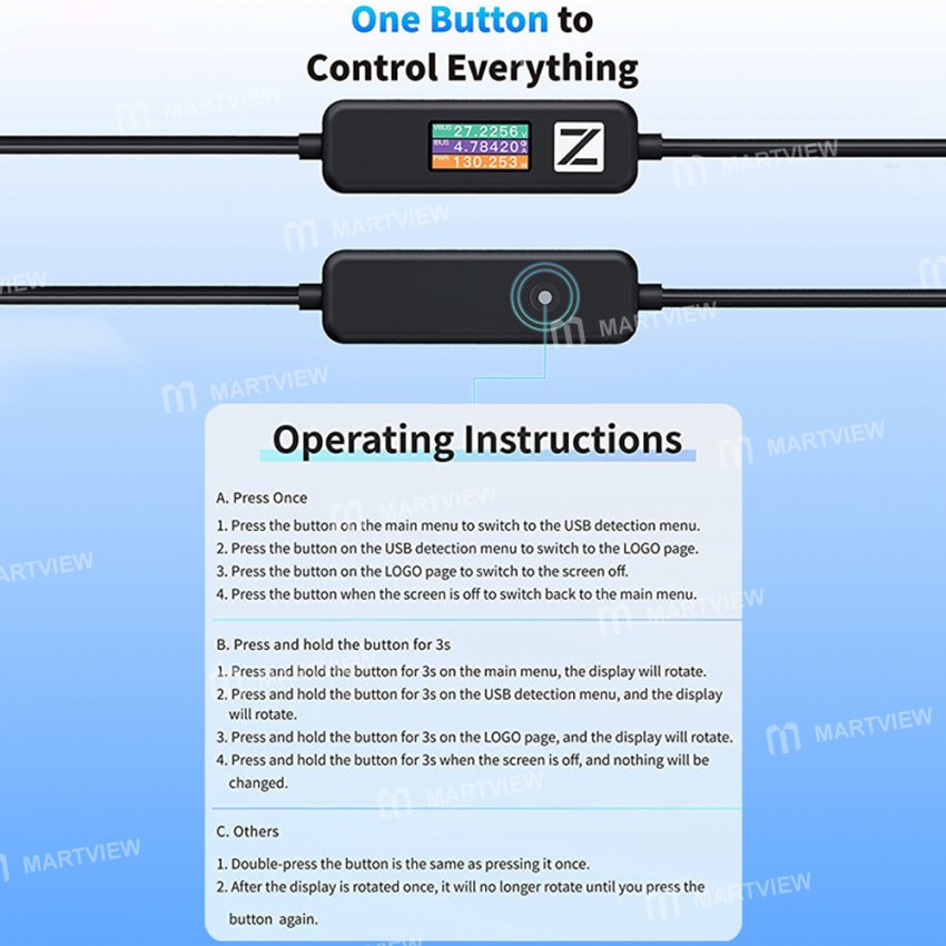 chargerlab power-z-ak001-multi-functional-240w-usb-pd-charging-test-cable-7