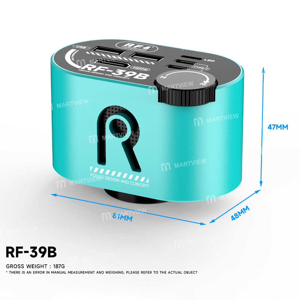 rf4 rf-39b-lossless-zoom-wide-angle-cmos-4k-microscope-camera-with-zoom-handwheel-8