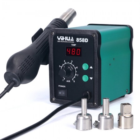 Yihua 858D 700W LED Digital Display BGA Hot Air Gun Soldering Rework Station