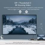 Orico TB3-S1 40Gbps USB Type-C to USB3.0 RJ45 Thunderbolt 3 Aluminum Alloy Docking Station