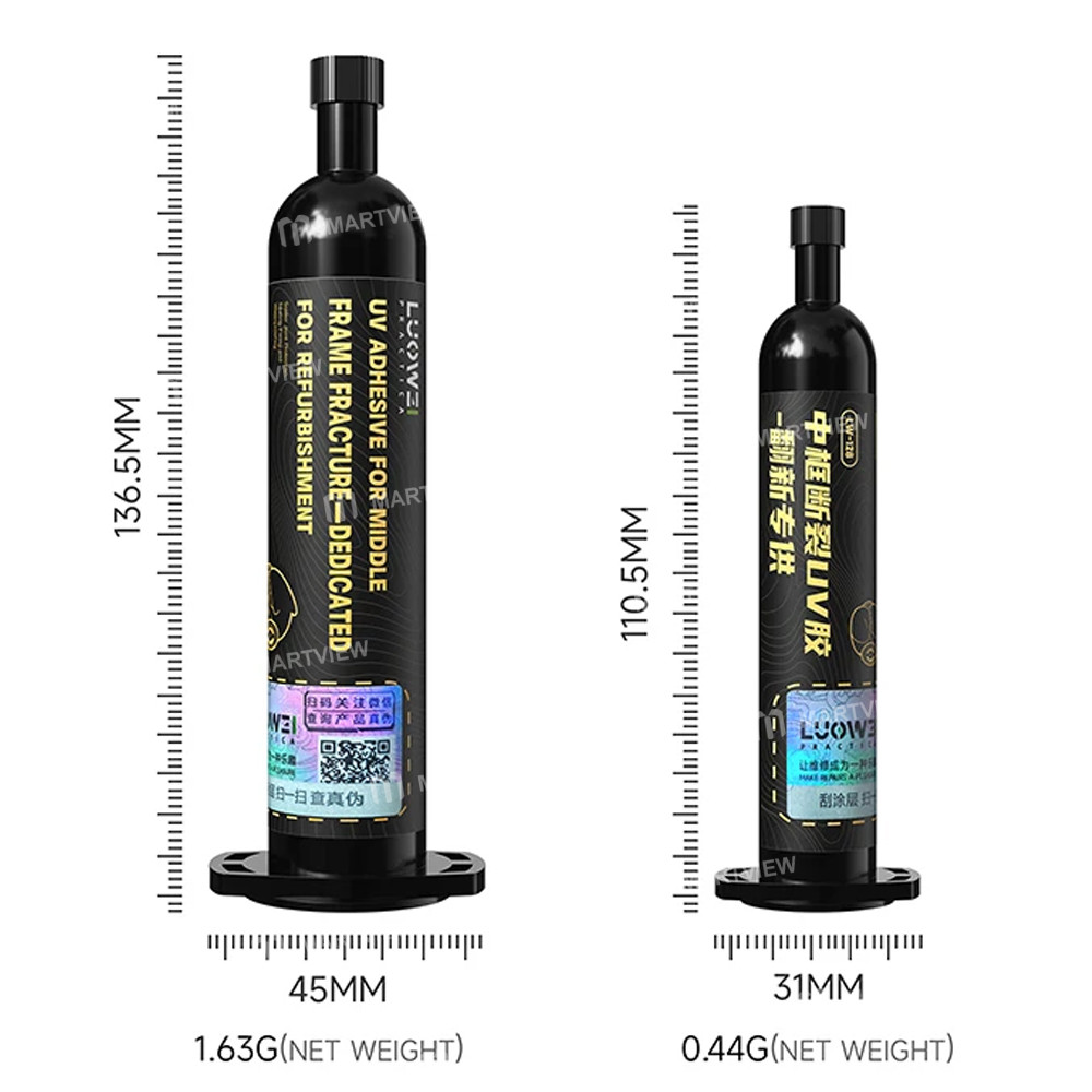 luowei lw-128-10ml-30ml-cracked-middle-frame-uv-glue-exclusvely-for-refurbishment-8