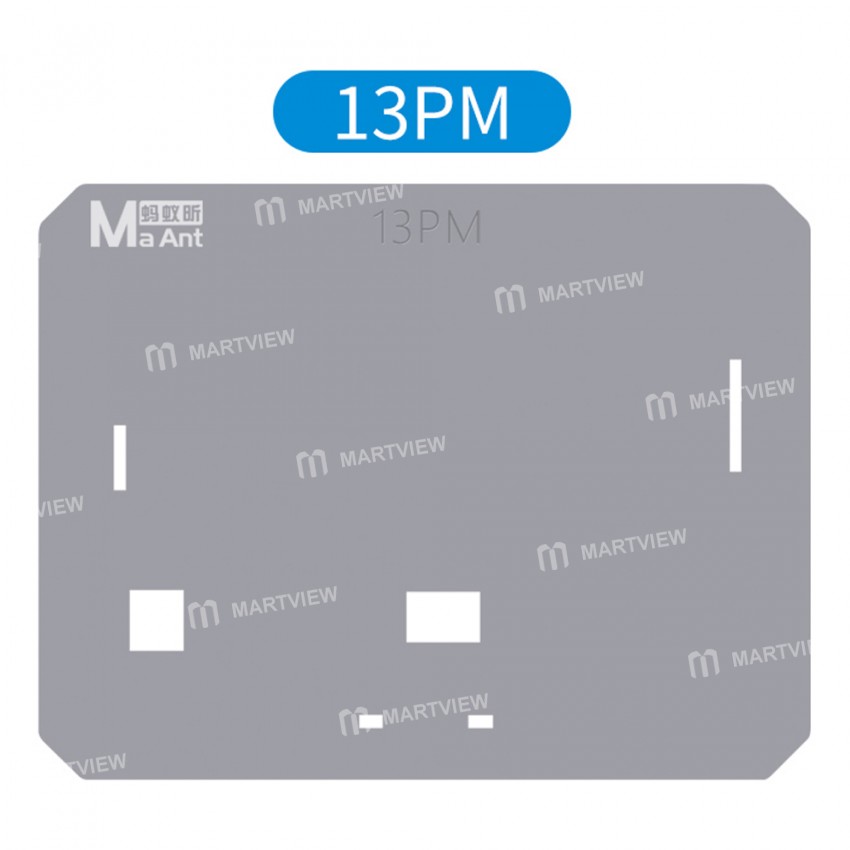 MaAnt LCD Screen Display IC Protection BGA Reballing Stencil for iPhone 11 to 13 Pro Max