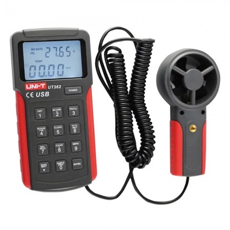 UNI-T UT362 Professional Digital Anemometer with Data Storage