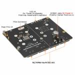 x1011 4-port-pcie-to-m2-nvme-ssd-hard-disk-expansion-board-for-raspberry-pi-5-2