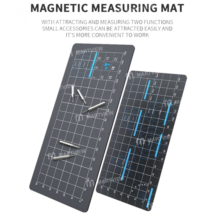 JAKEMY JM-Y04 25-in-1 Rechargeable Electric Screwdriver Set with Bits and Magnetic Measuring Mat