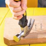 Deli 8OZ Multifunction TPR Handle Shockproof Stainless Steel Mini Claw Hammer