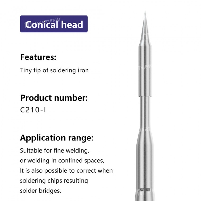 PPD C210 / C245 Universal Lead-free Soldering Iron Tips Compatible JBC Soldering Station
