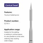 PPD C210 / C245 Universal Lead-free Soldering Iron Tips Compatible JBC Soldering Station