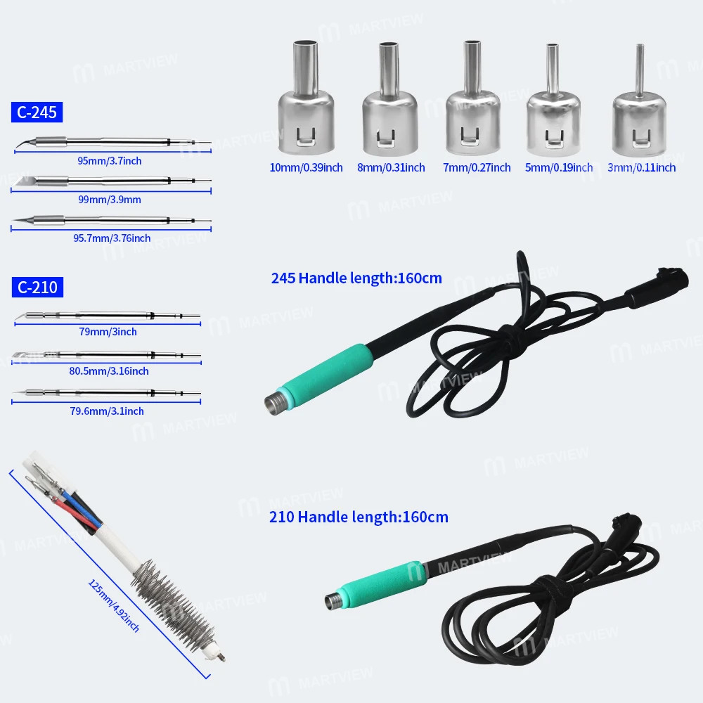 aisi 8624p-800w-2-in-1-hot-air-gun-soldering-iron-bga-smd-pcb-rework-station-11