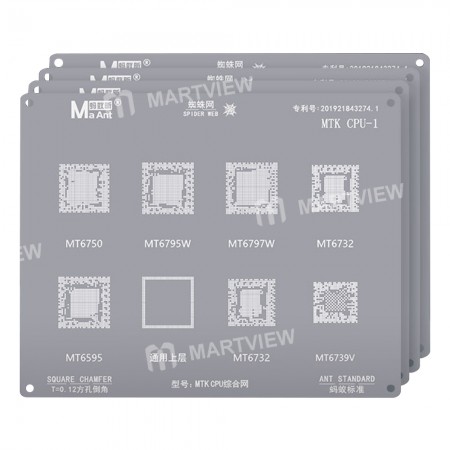 MaAnt 0.12mm High-quality MTK CPU Chip Series BGA Reballing Stencil