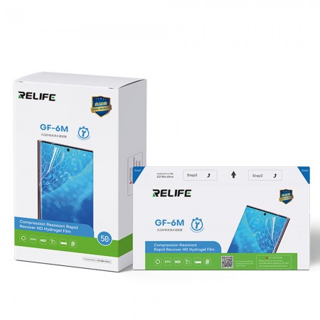 Relife GF-6M 7-inch Anti-pressure Repair HD Hydrogel Film Specifically for Sunshine C3 Mix Ultra - 50Pcs