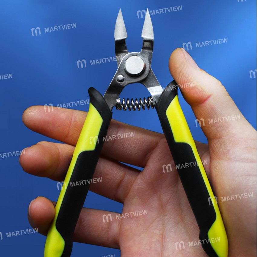 B&R TS-140 5-inch Precision Carbon Steel Cutting Pliers for Mobile Phone Repair