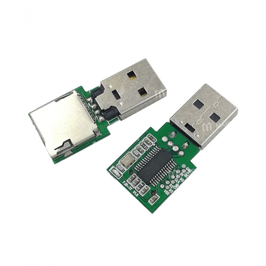 TF Memory Card Reader PCBA High-speed USB2.0 AU6438BS eMMC-ISP Mobile Phone Repair Flash Unlock Tool