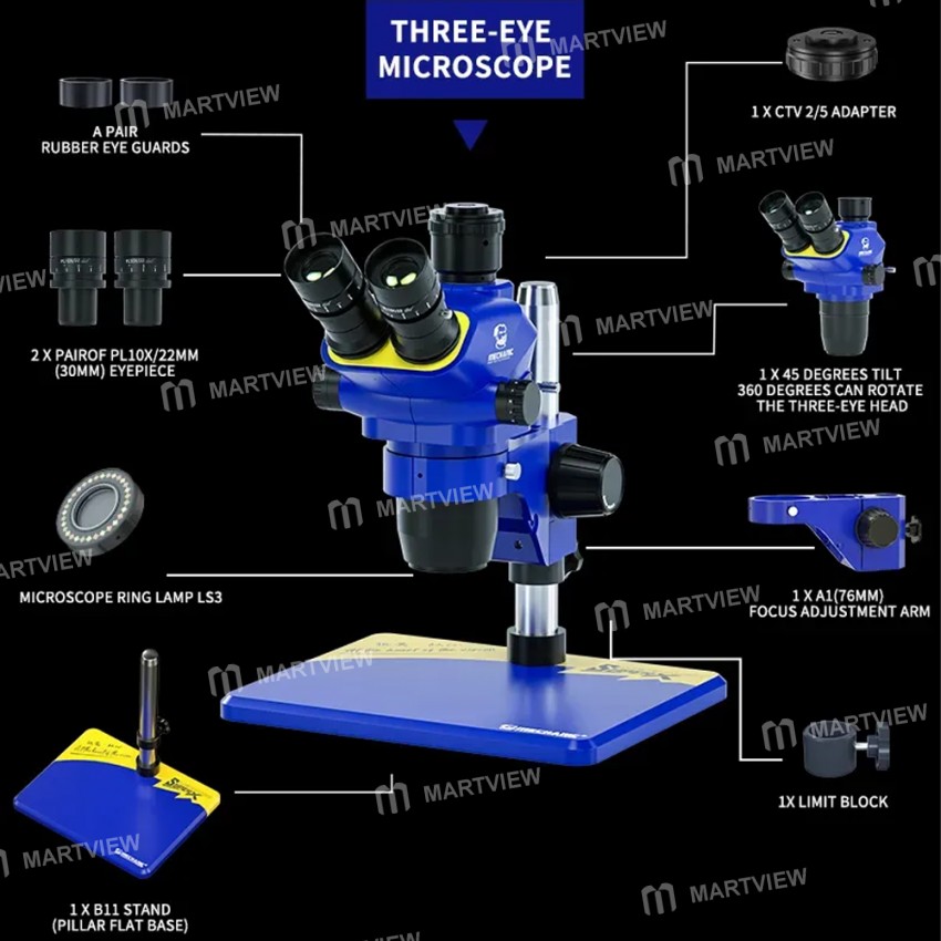 mechanic super-x-360-rotation-hd-video-trinocular-stereo-microscope-for-mobile-phone-pcb-repair-13