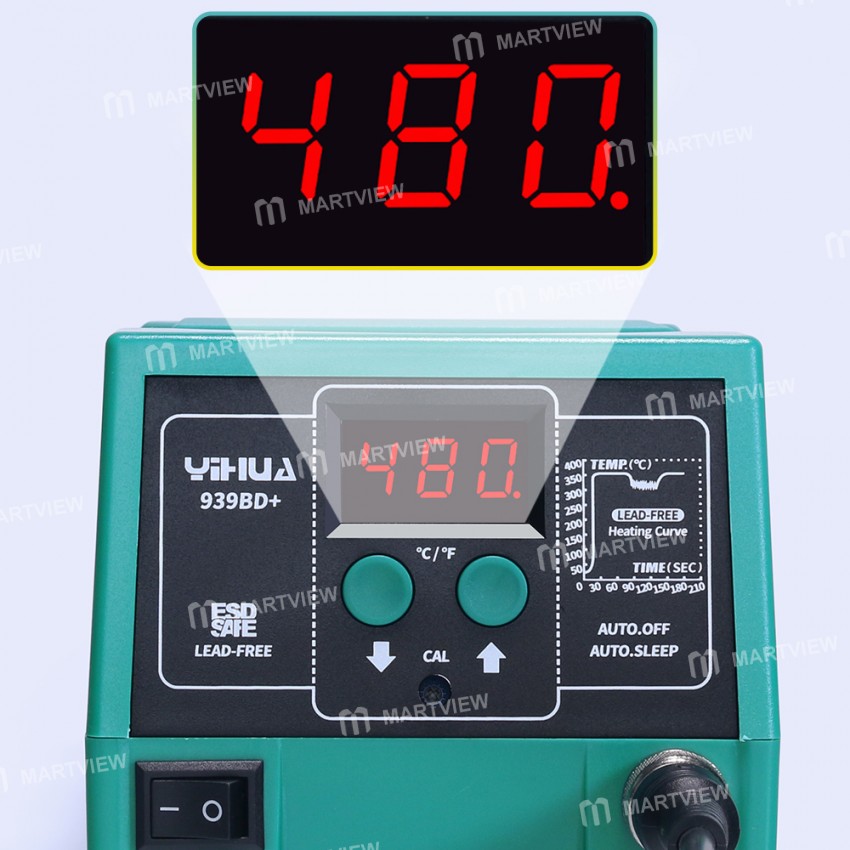 yihua 938bd-120w-digital-display-intelligent-constant-temperature-lead-free-esd-soldering-station-3