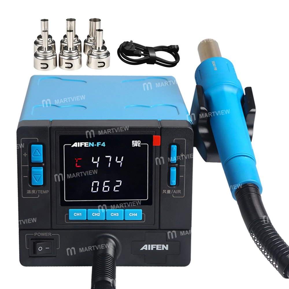 aifen f4-1000w-professional-digital-adjustable-temperature-hot-air-gun-desoldering-rework-station-7