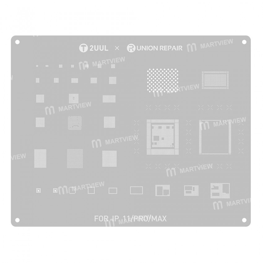 2UUL BGA Reballing Stencil Net for iPhone 6 - 12 Pro Max