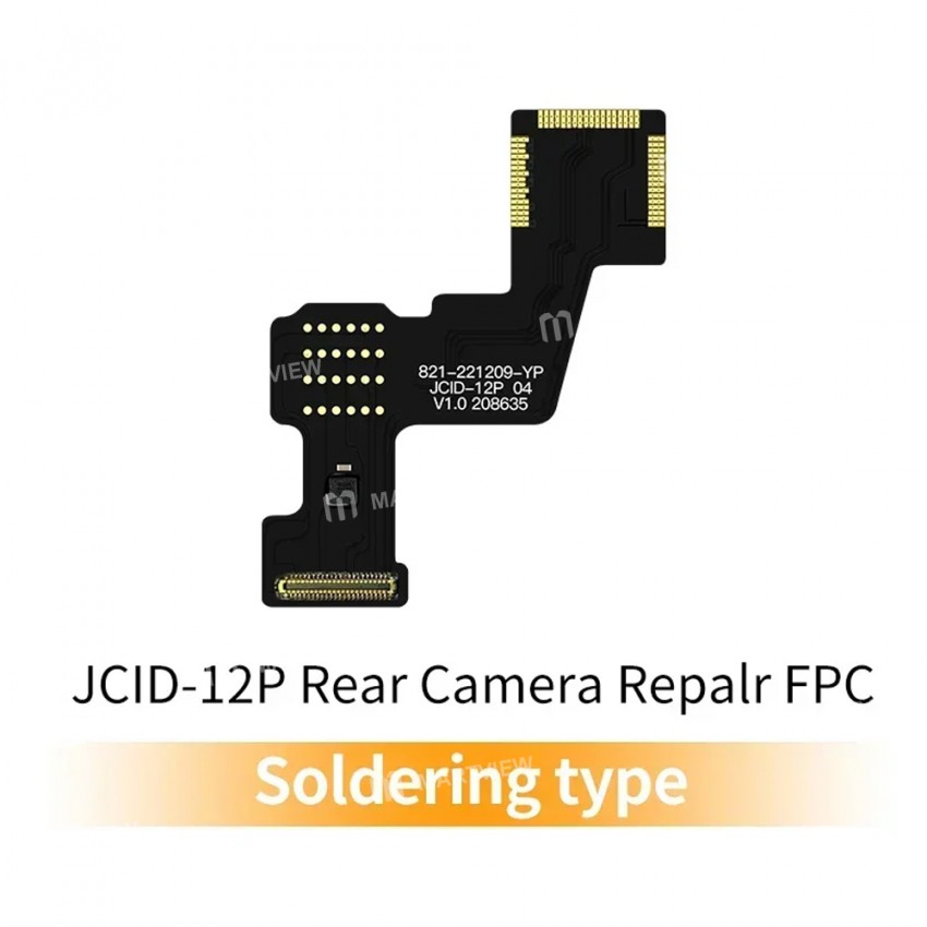 jcid v1se-v1s-pro-rear-camera-flex-cable-welded-version-for-iphone-11-to-14pro-max-6