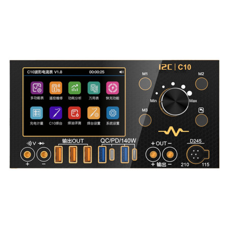 i2C C10 Ultra-high Precision Digital Waveform Ammeter with Charge Detection / Voltage Measurement